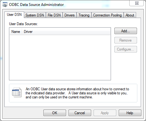 ODBC Data Source creation for OBIEE 12c Client Tool : add