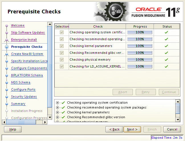 OBIEE 11g installation on Linux: prerequisites