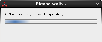 Create ODI Work Repository - ODI Studio 12c: creating