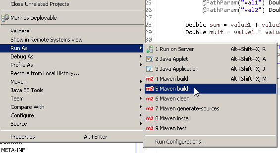 Create Java RESTful Web Service (JAX-RS) using Jersey - producing XML : maven build