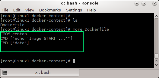 Create a Docker image using a Dockerfile: Dockerfile content