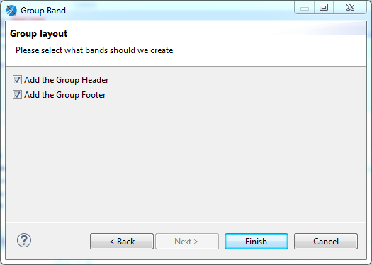 Create Groups using Jaspersoft Studio for JasperReports : header and footer for group