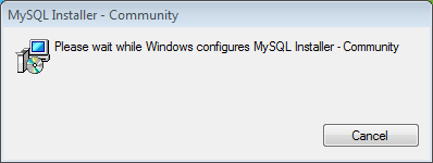 Install MySQL server v. 5.7 on Windows 7: installer 