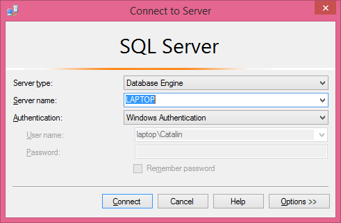 Microsoft SQL Server Management Studio installation: testing