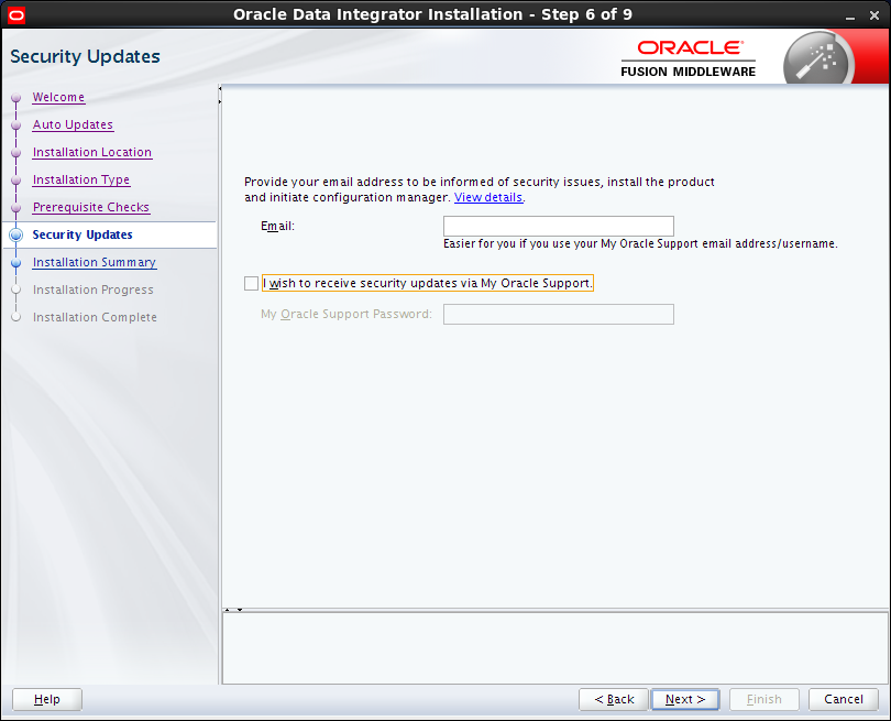 Install Oracle Data Integrator (ODI) 12c on Linux (CentOS, RedHat, OEL): security updates