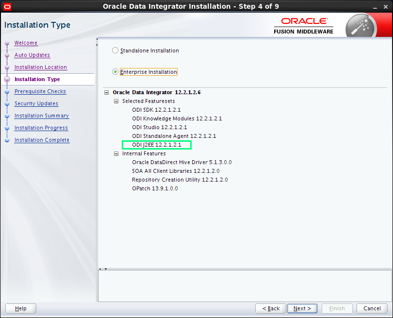 Install Oracle Data Integrator (ODI) 12c on Linux (CentOS, RedHat, OEL): enterprise installation