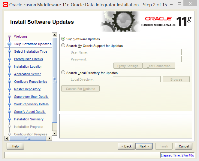 Install and Configure Oracle Data Integrator (ODI) 11g Standalone Agent : odi standalone agent updates