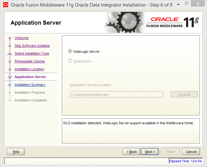 Install Java EE Agent in ODI 11g: application server
