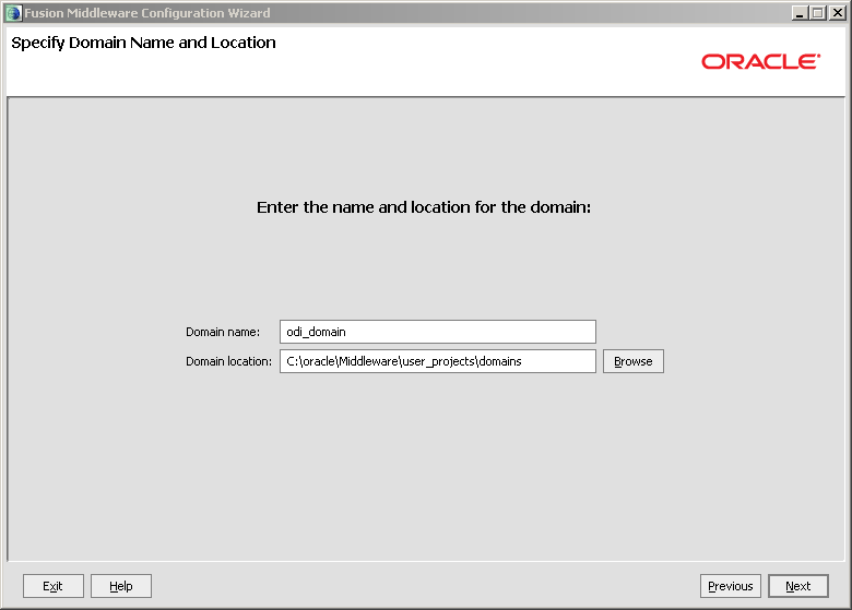Configure Java EE Agent in ODI 11g:location create 