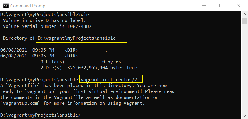 Ansible installation on Linux: using Vagrant