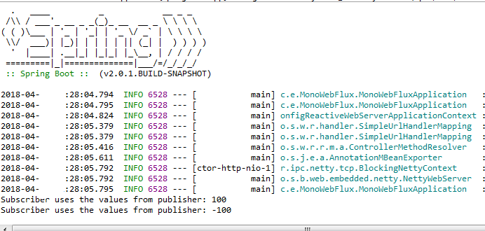 Spring Boot WebFlux Mono stream type example : pom.xml file