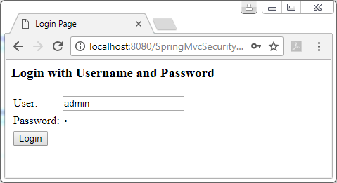 Spring 5 Security - mvc (web) security enforcement: login
