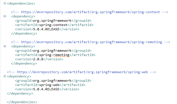Create JAX-WS (SOAP) web services with Spring (example) : pom.xml file