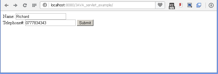 Java Filter example : html page.
