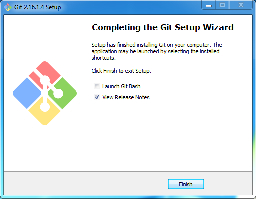 Install Git on Windows: installed