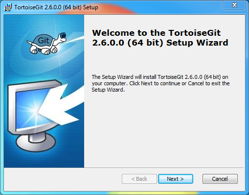 Install Git Client (TortoiseGit) on Windows: welcome