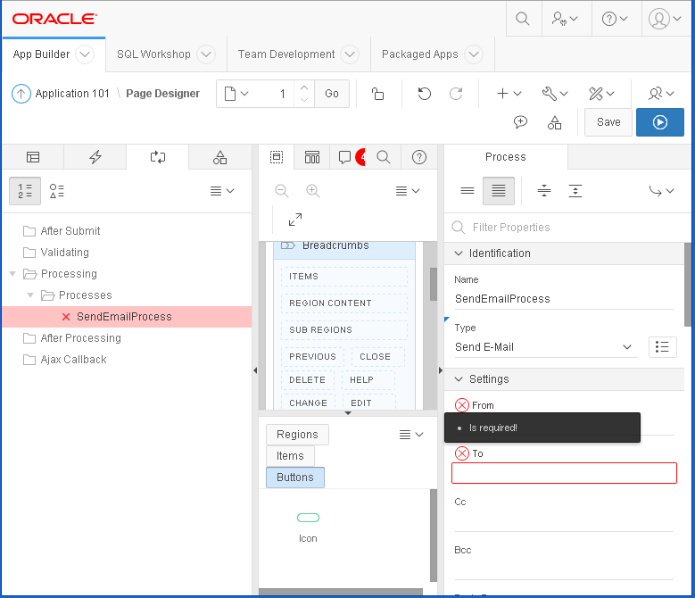 send email from Oracle APEX : APEX 5 new feature