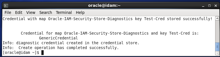 Create Database Security Store