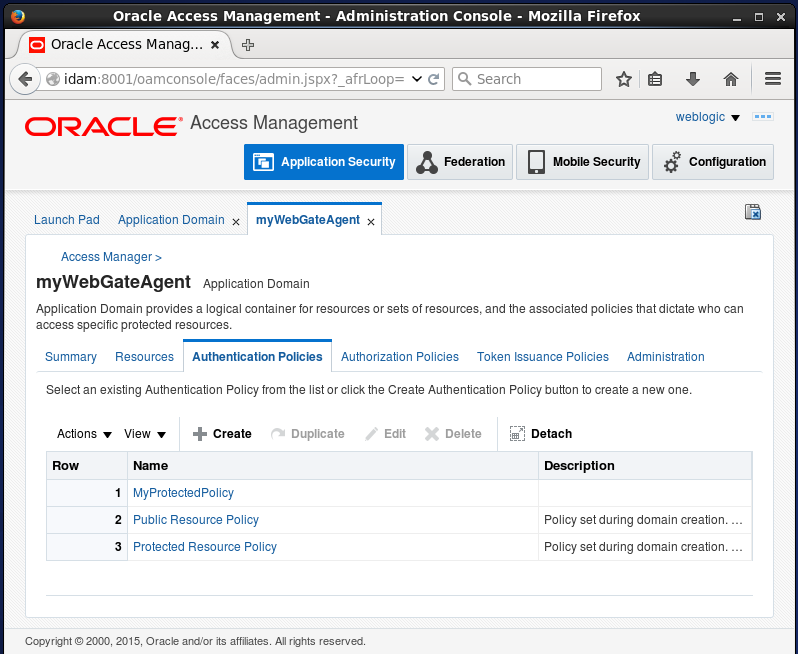 Pass one or more variables to the application after authentication with oracle access manager: authentication policy