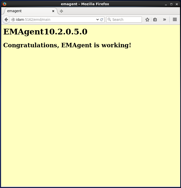 Check/ Verify your Oracle Internet Directory (OID) installation: EM Agent