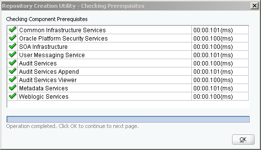 Run RCU (Repository Creation Utility) for Oracle SOA 12c on Windows: soa infrastructure prerequisites