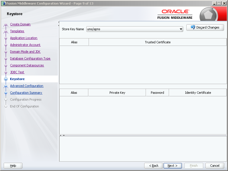 How to configure Oracle SOA 12c software on Windows: keystore