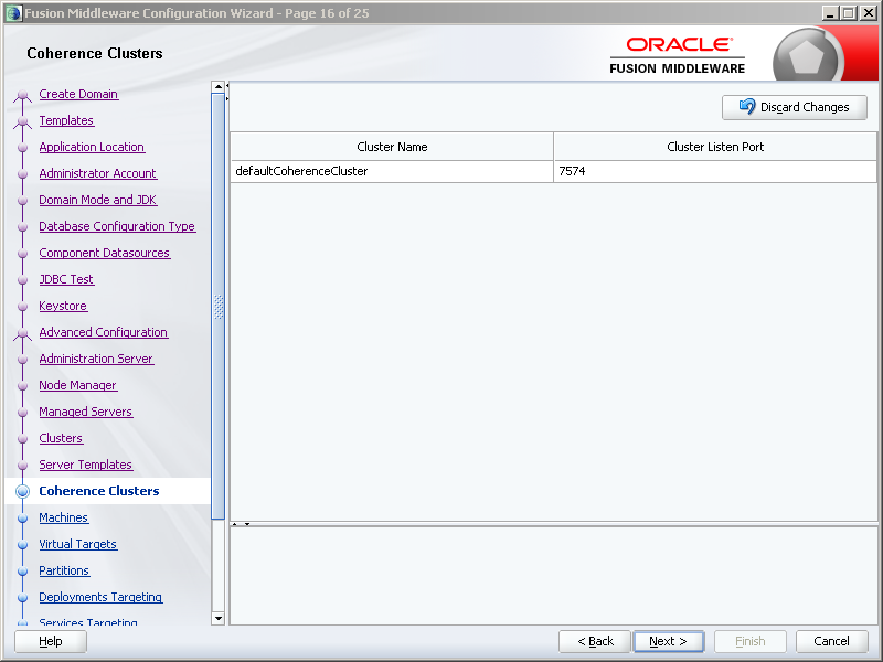 How to configure Oracle SOA 12c software on Windows: coherence clusters