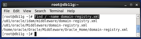 domain-registry.xml file location
